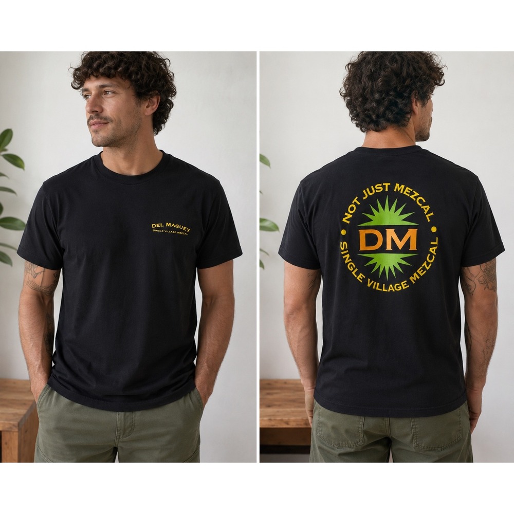 Del Maguey Single Village Mezcal T-Shirt Mens Large Blk American Apparel Graphic